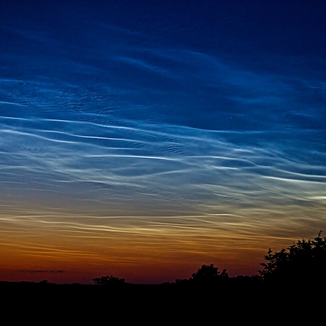 Noctilucent Clouds in Denmark june 25th 2009